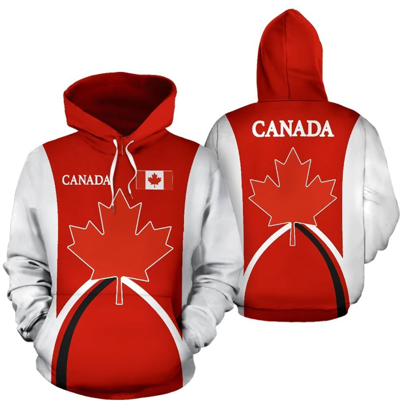 Kanada Hoodie Maple Leaf 3d ba - Street Fashion Canada incelemesi ve fiyatı